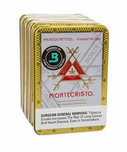 MONTECRISTO WHITE PRONTOS PETITES 6CT. TIN 5CT. BOX