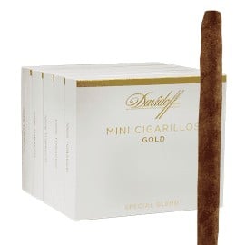 DAVIDOFF MINI CIGARILLOS SILVER 5CT. BOX