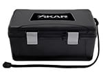 XIKAR 15CT. TRAVEL CASE 215XI BLACK HUMIDOR